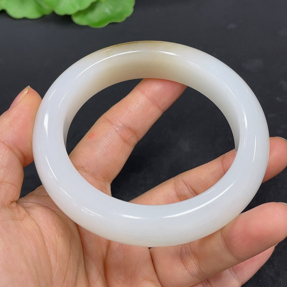 Hetian Jade Round Bracelet