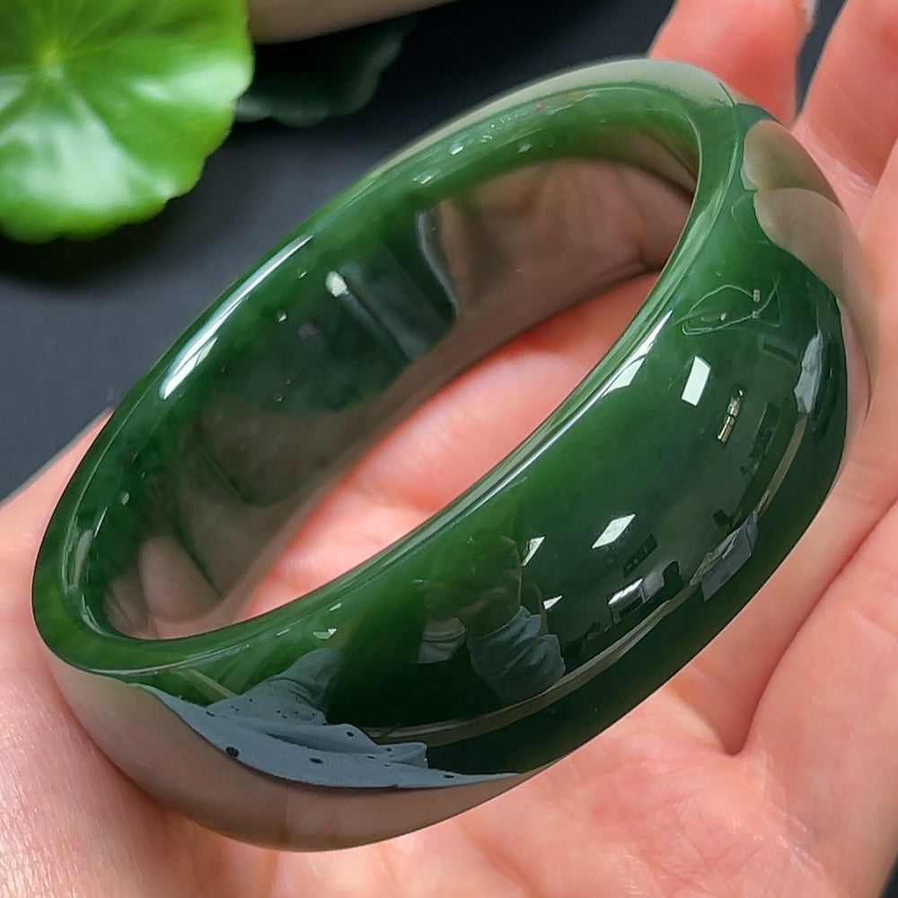 Hetian Jade Round Bracelet