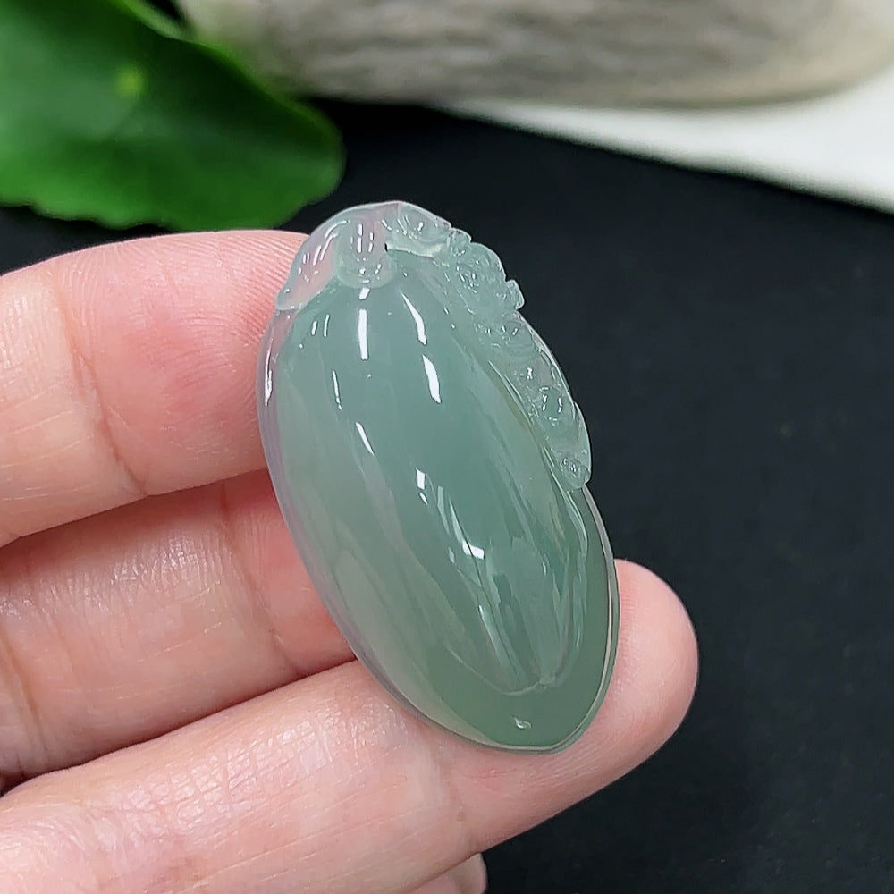 Jadeite Fu Shou Pendant