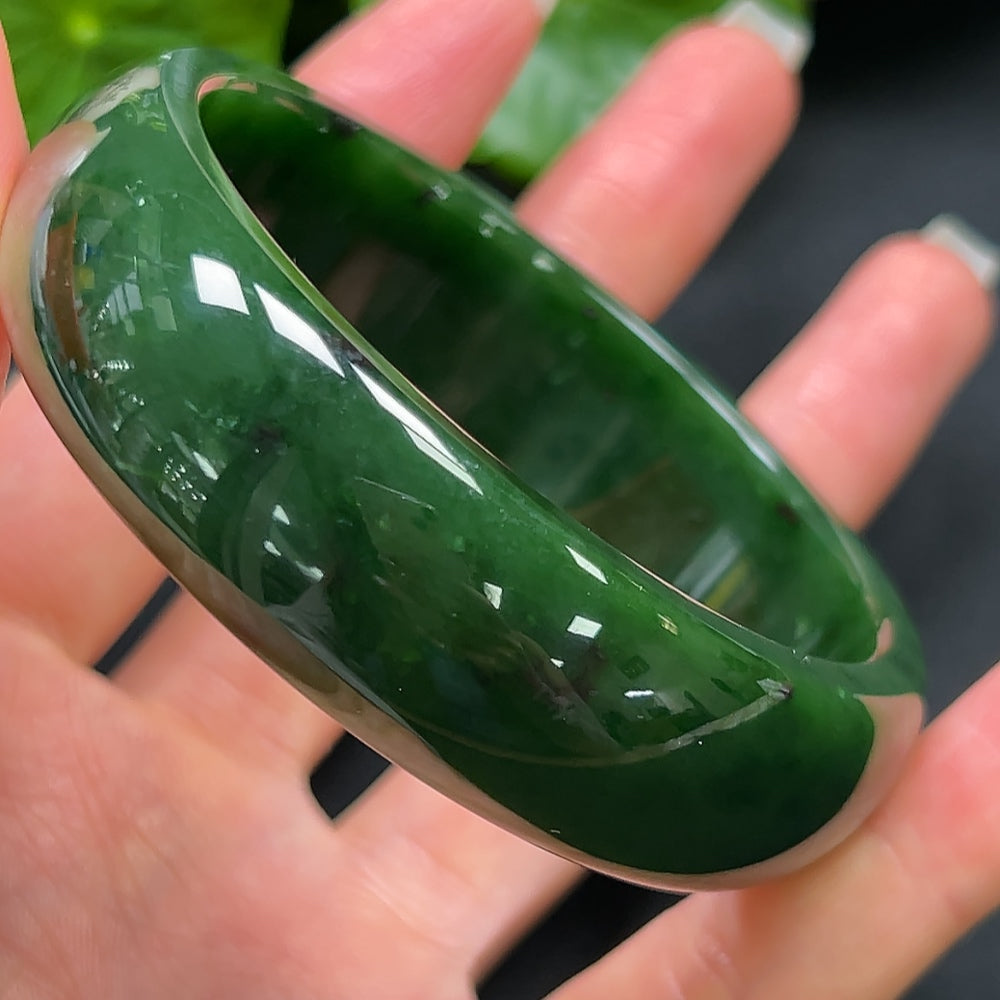Hetian Jade Round Bracelet