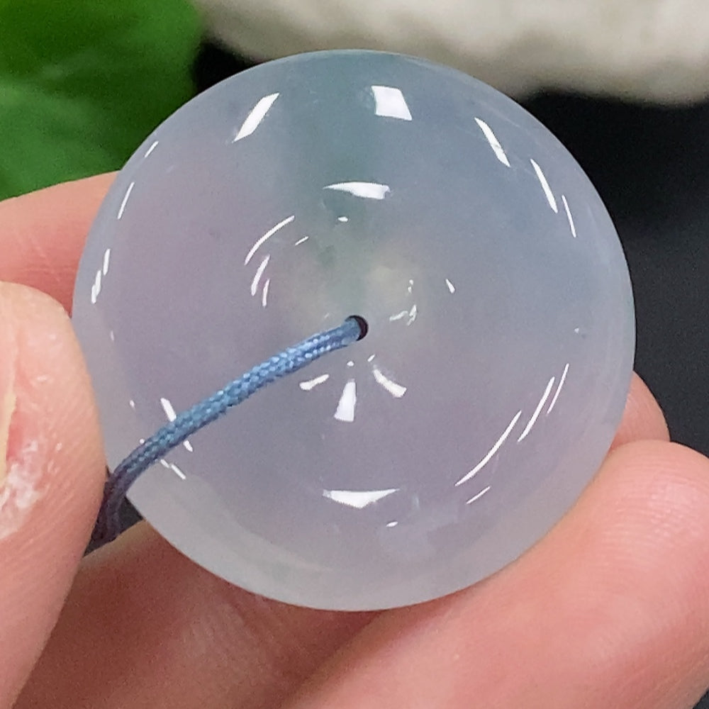 Jadeite Safety Pendant Total Weight Approx. 8.9g