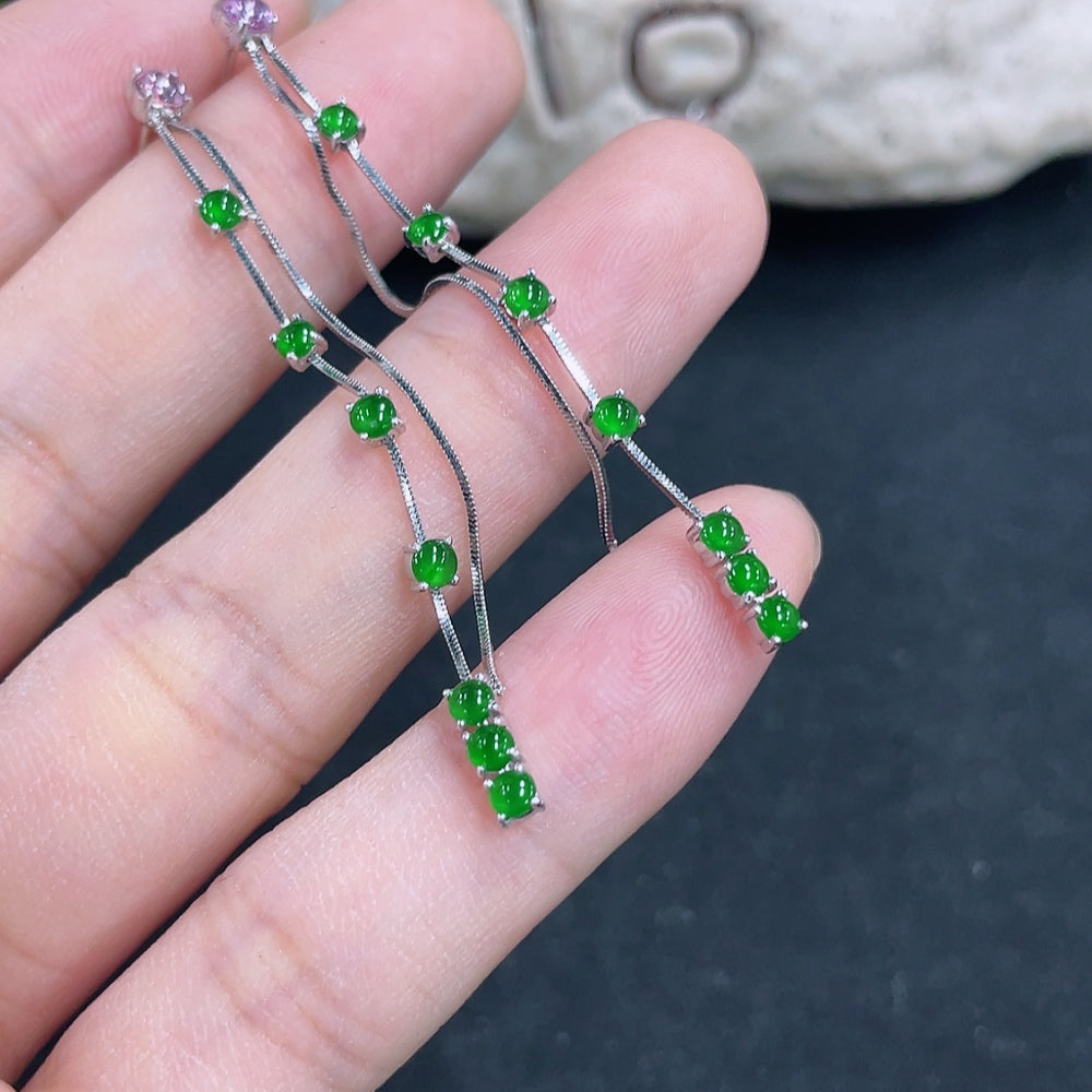 Jadeite Earrings 18K Gold