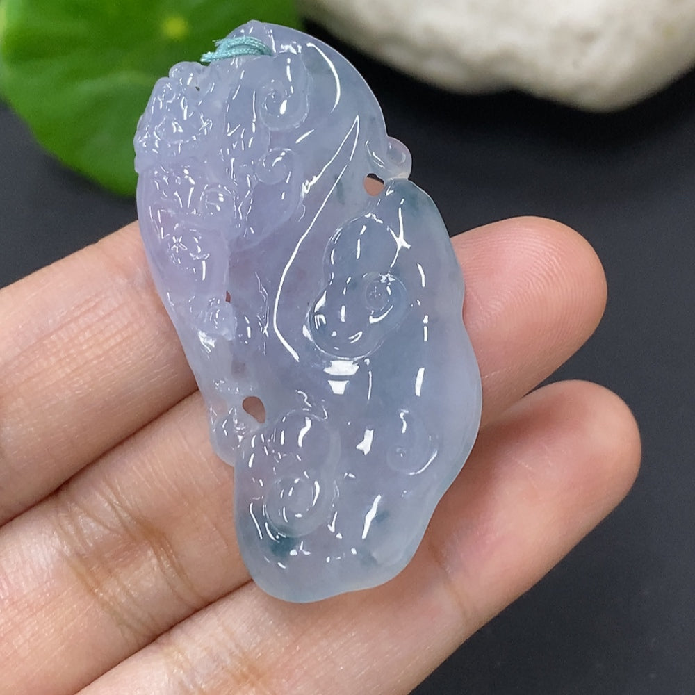 Jadeite Ruyi Pendant Total Weight Approx. 11.6g