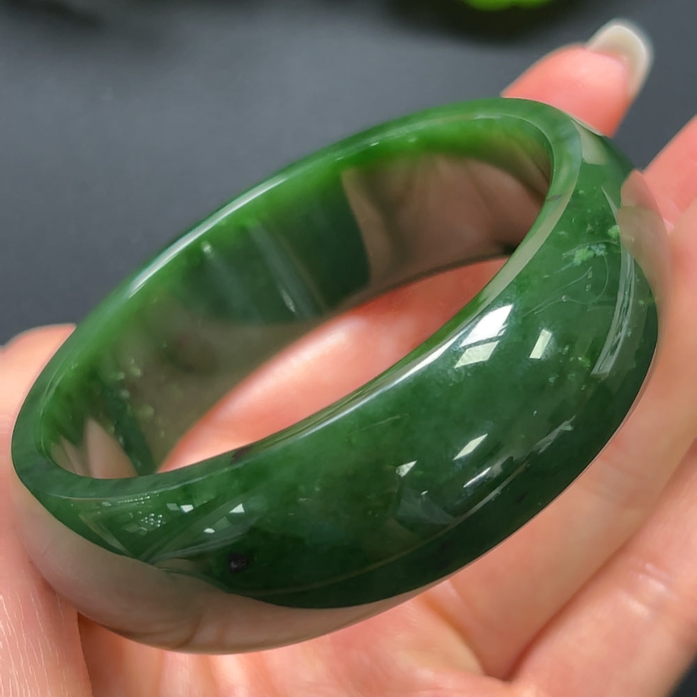 Hetian Jade Round Bracelet
