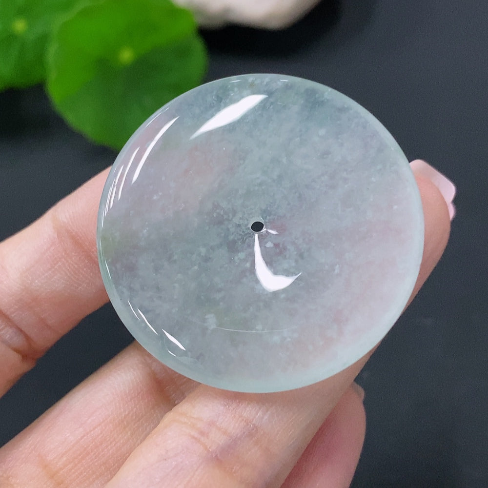 Jadeite Pendant Peace Knot Total Weight Approx. 16.24g