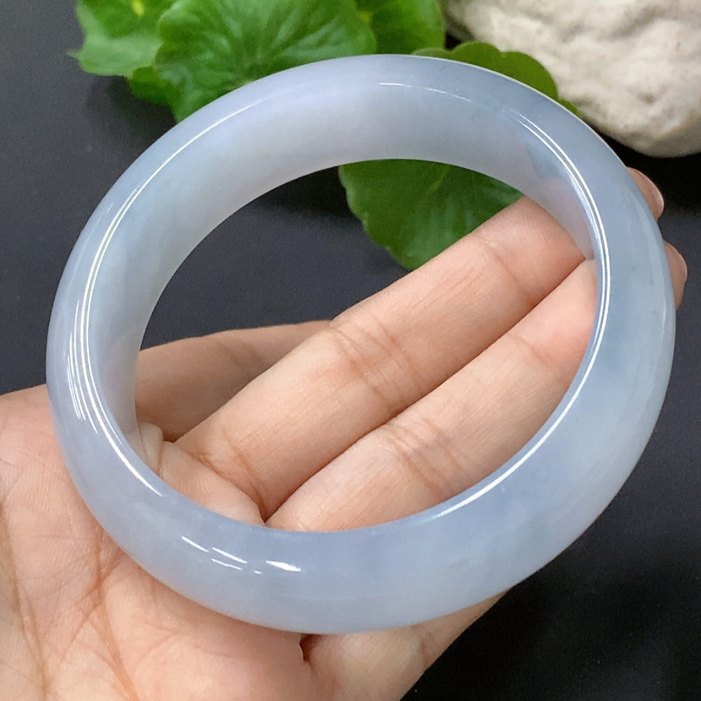 Jadeite Round Bangle Size 57.7 Total Weight 76.138g