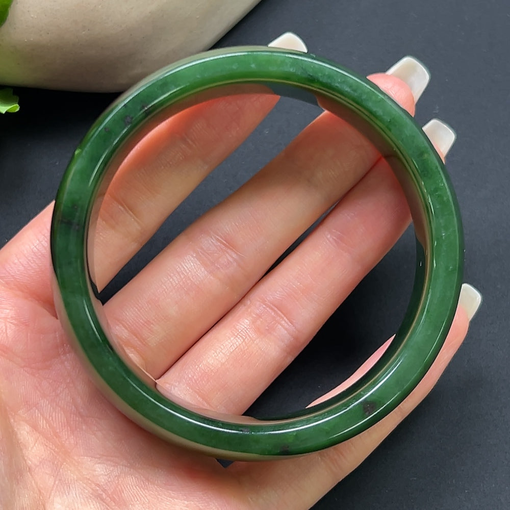 Hetian Jade Round Bracelet