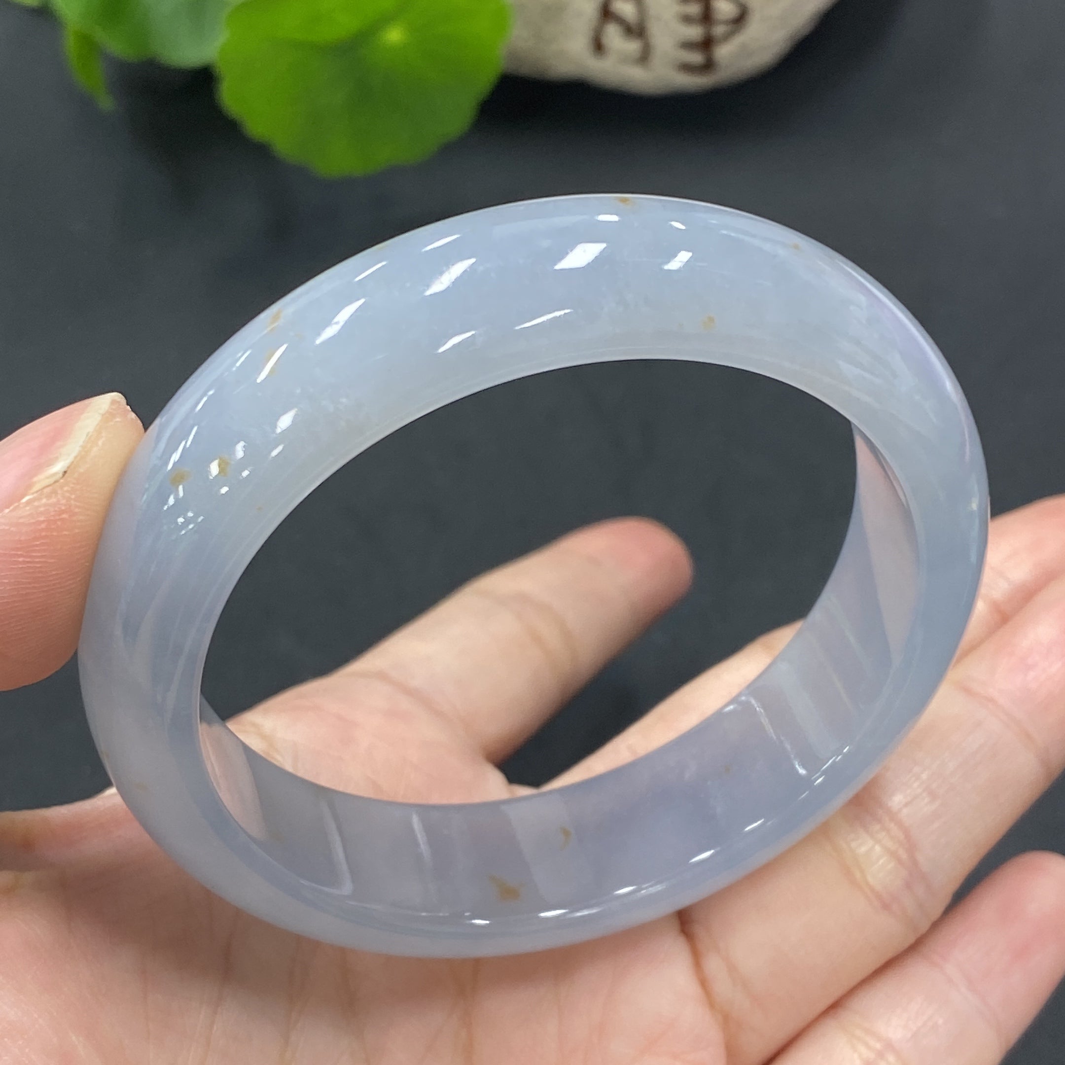 Jadeite Round Bangle Size 55.4