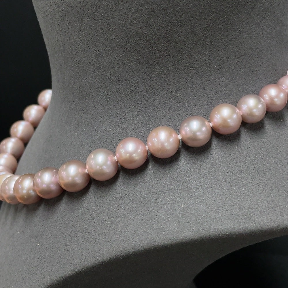Pearl Necklace Non-Gold Total Weight Approx. 74.17g Size 9.2-12mm