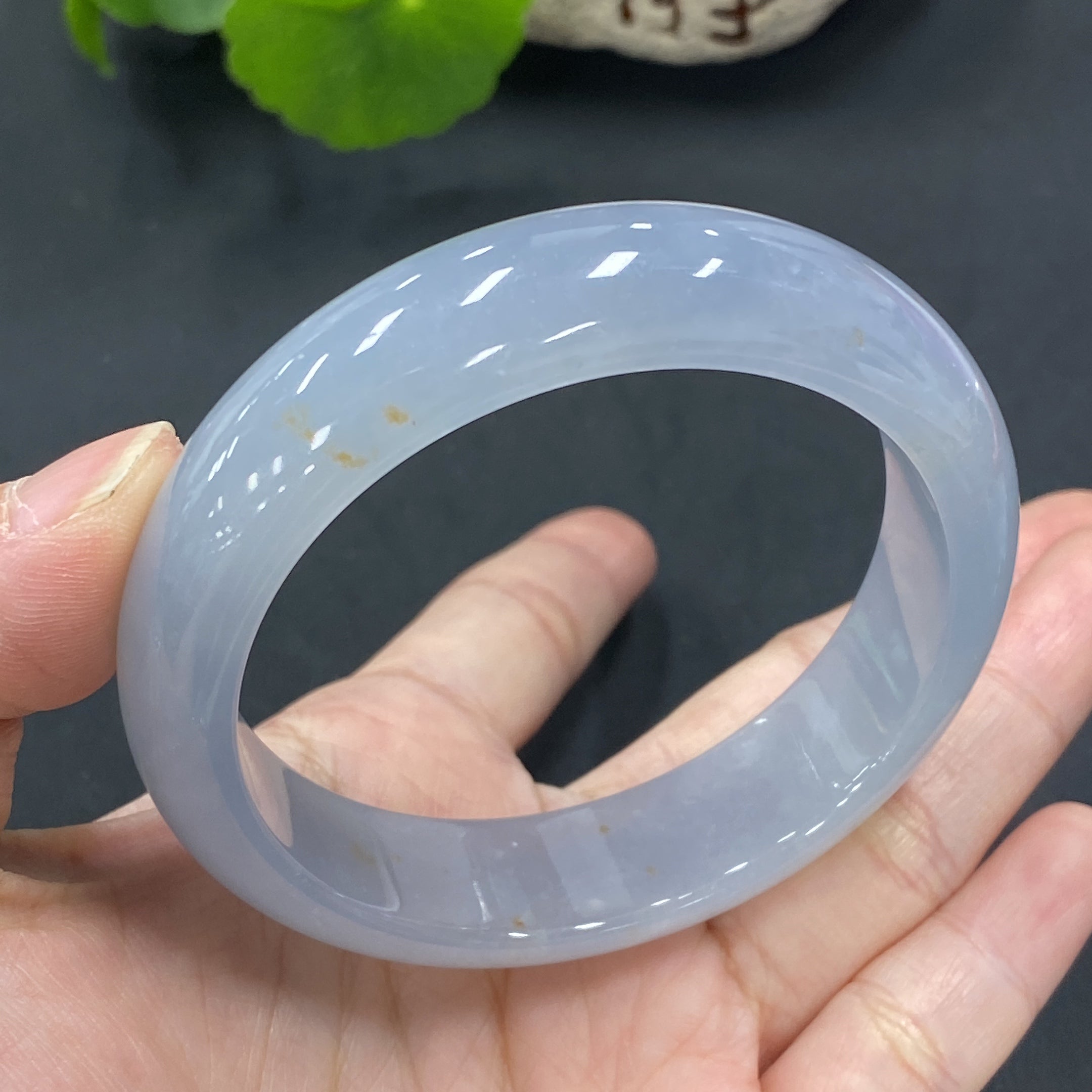 Jadeite Round Bangle Size 55.4