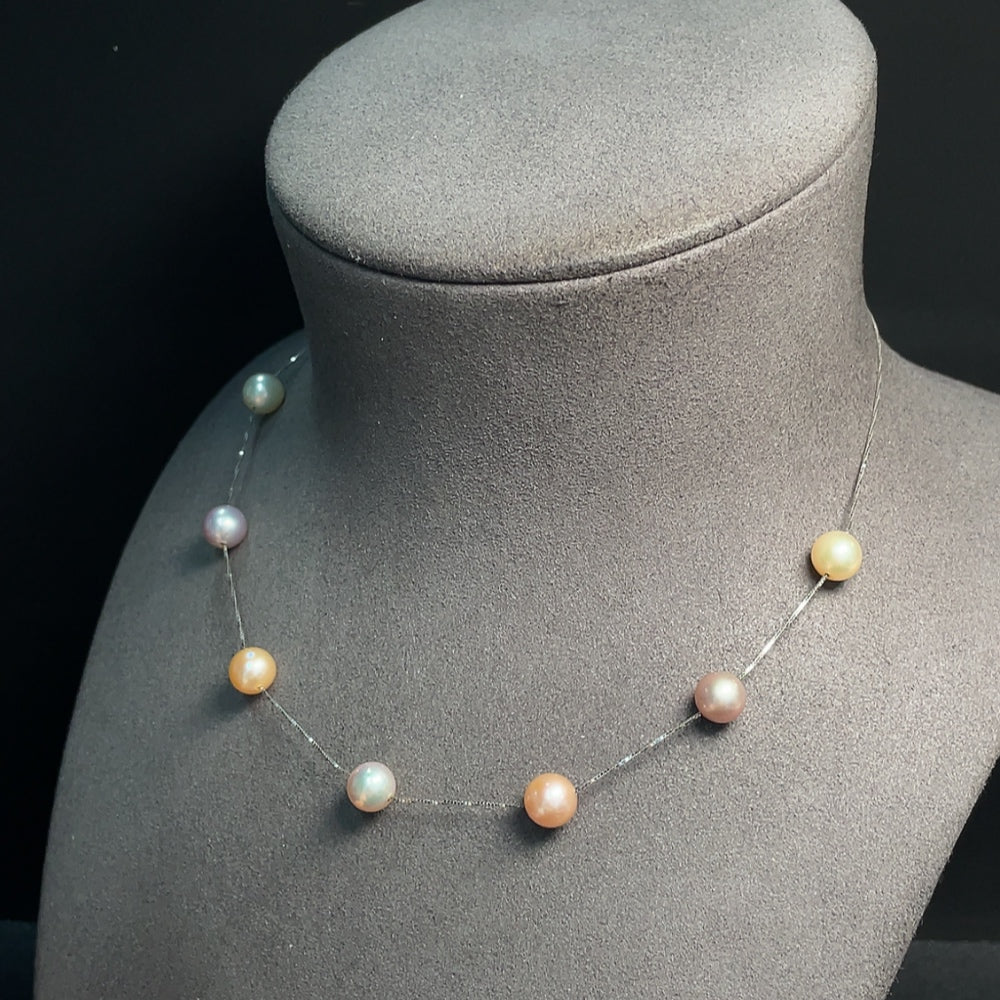 Pearl Necklace 18K Gold Total Weight Approx. 5.41g Stone Size About 7.7mm