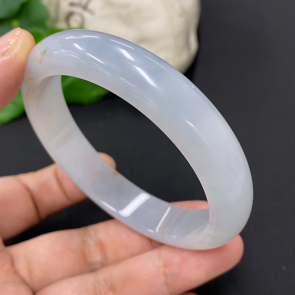 Jadeite Round Bangle Size 56.3 Total Weight Approx. 50.6g