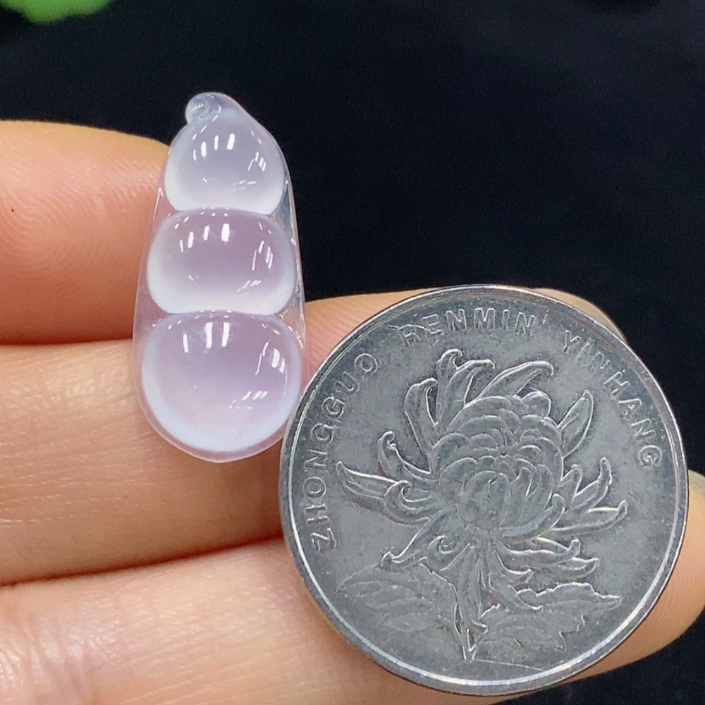 Jadeite Fu Dou Inlaid Piece Total Weight Approx. 1.84g