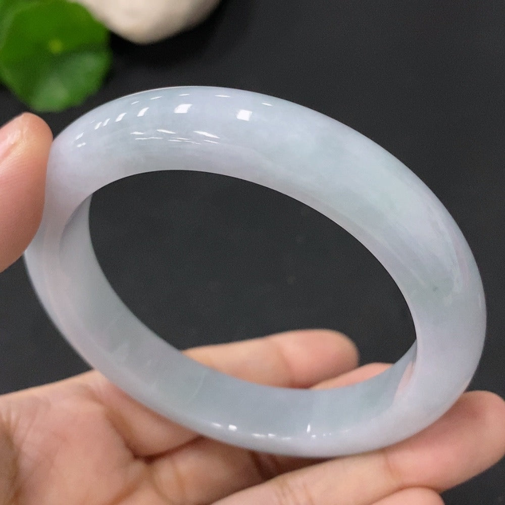 Jadeite Regular Round Bangle 56.2 Circle Size Total Weight 57.363g