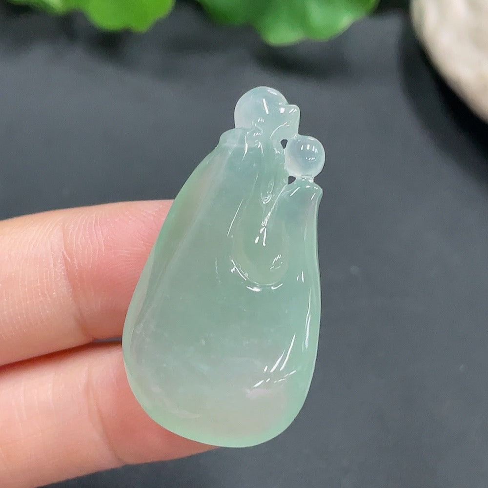 Jadeite Pendant Enlightenment Total Weight Approx. 10.79g
