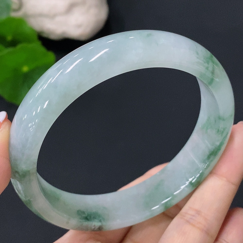 Jadeite Round Bracelet Size 62.5mm Total Weight Approx. 70.18g