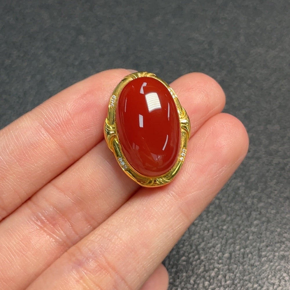 Red Agate Jewelry Non-Diamond . | Huiliu Certified