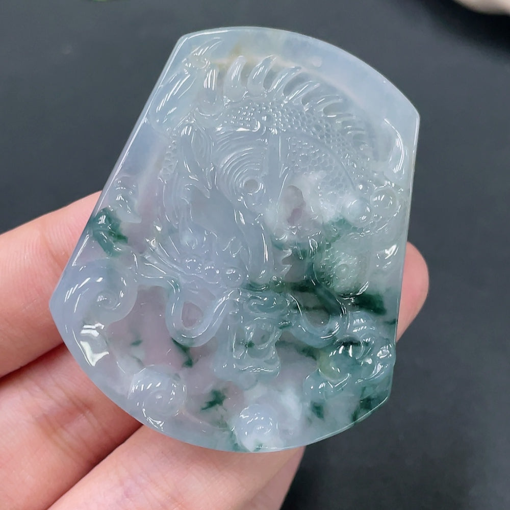 JadeiteDragon Pendant Total Weight 30.210g