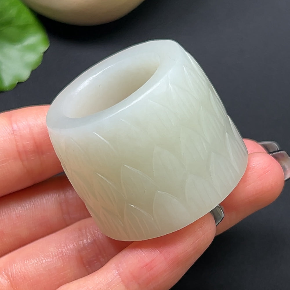 Hetian Jade Thumb Ring