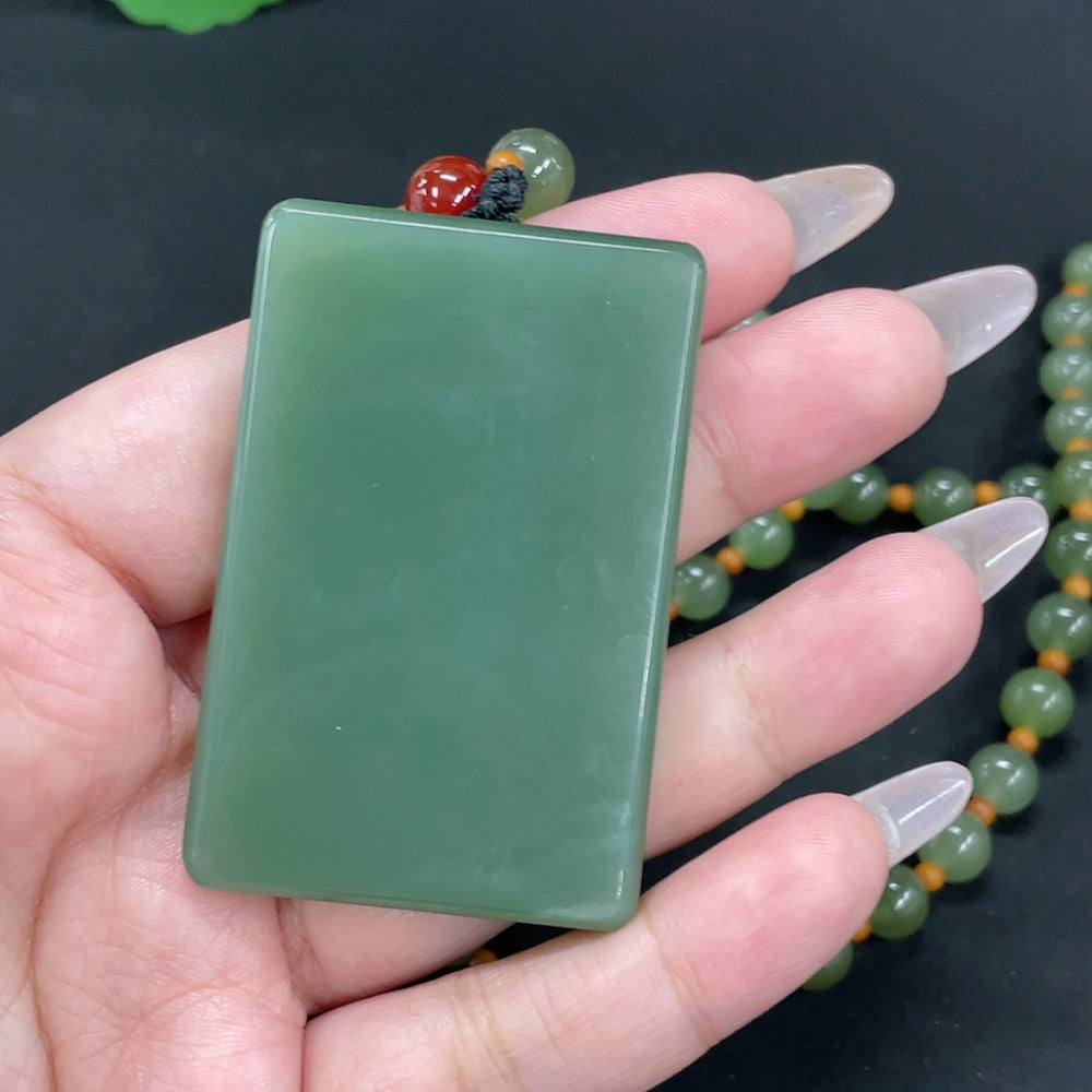 Hetian Jade Pendant Smooth Sailing