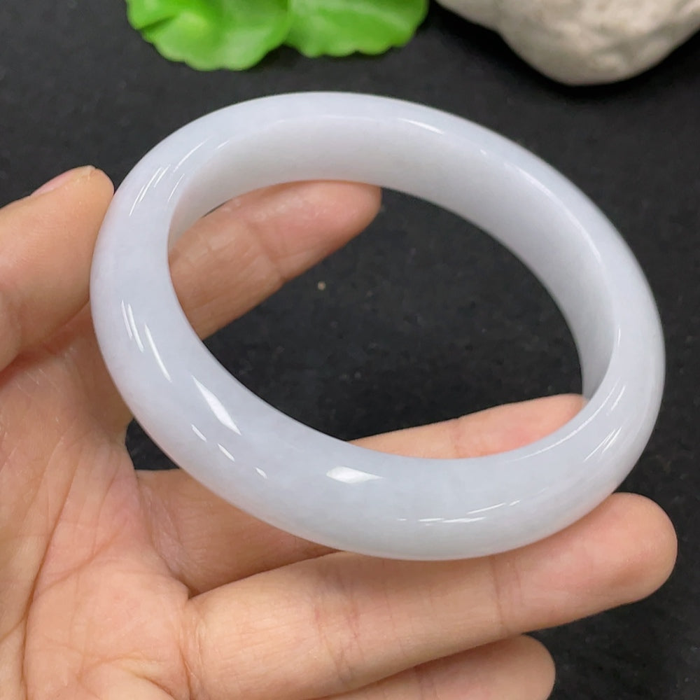Jadeite Round Bangle Size 55.7 Total Weight Approx. 58.46g