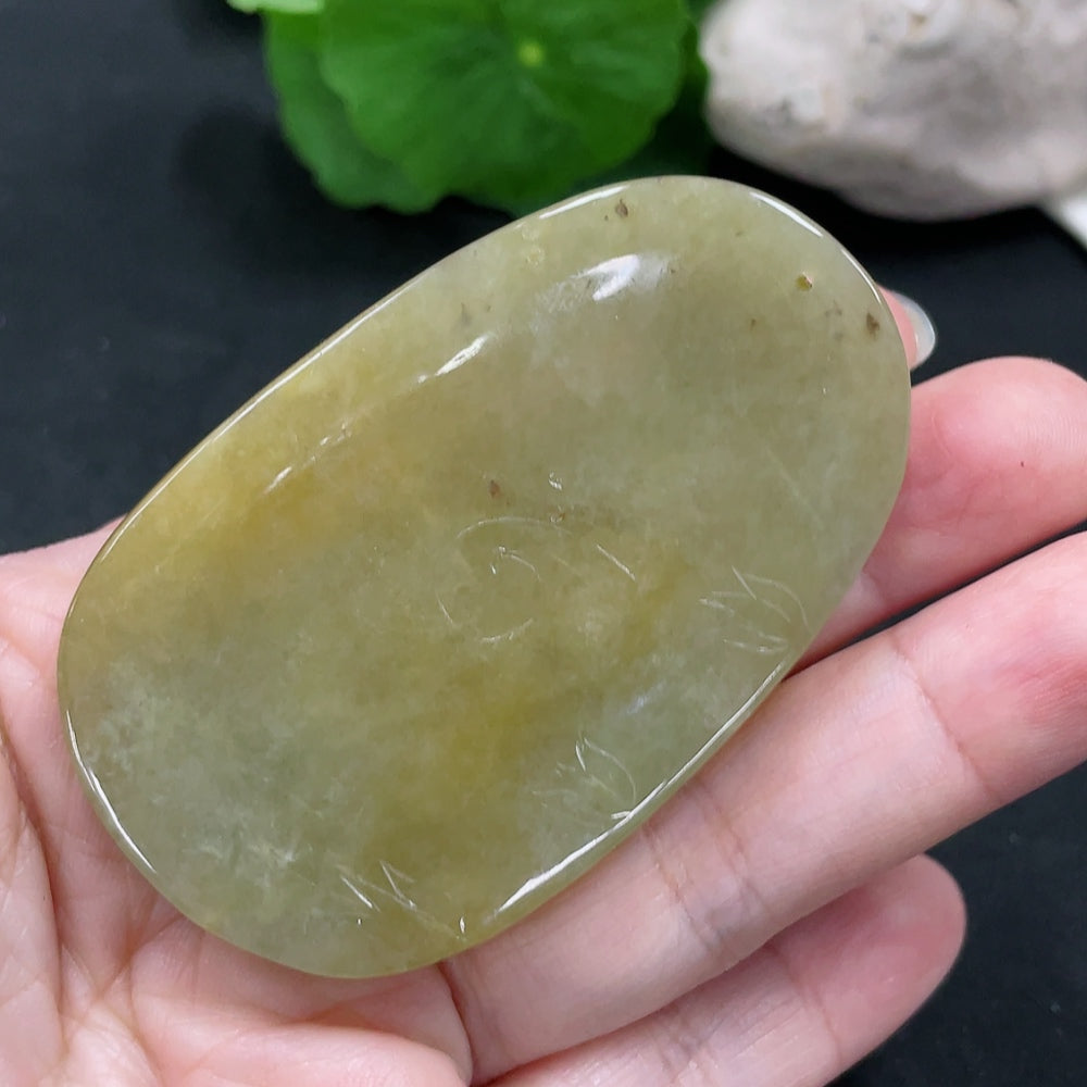 Jadeite Amitabha Buddha Pendant Total Weight Approx. 47.7g