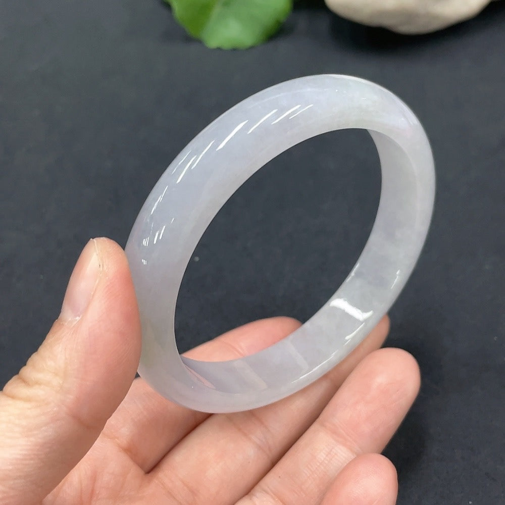 Jadeite Round Bangle Size 59 Total Weight 51.741g