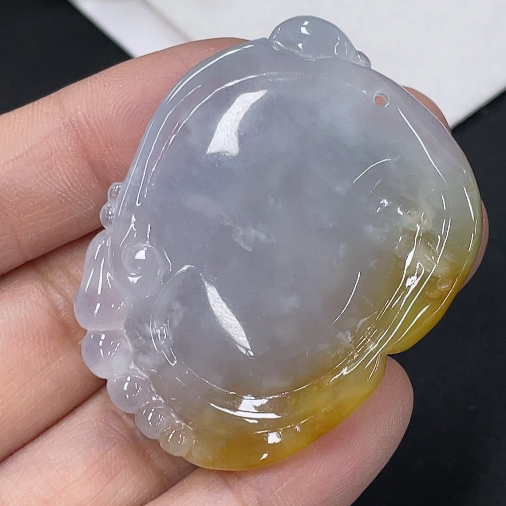 Jadeite Pendant Buddha, Total Weight Approx. 20.48g
