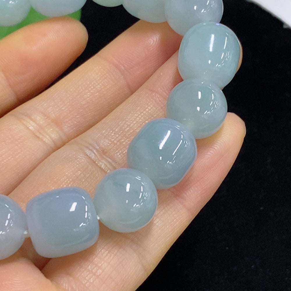 Jadeite Bracelet Approx.12.6mm Total Weight Approx.59.66g