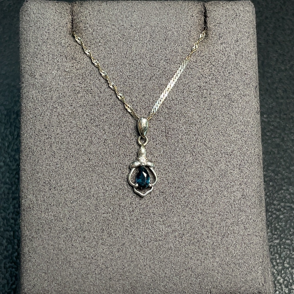 Sapphire Necklace Chain Main Body 58% Non-Diamond . | Huiliu Certified