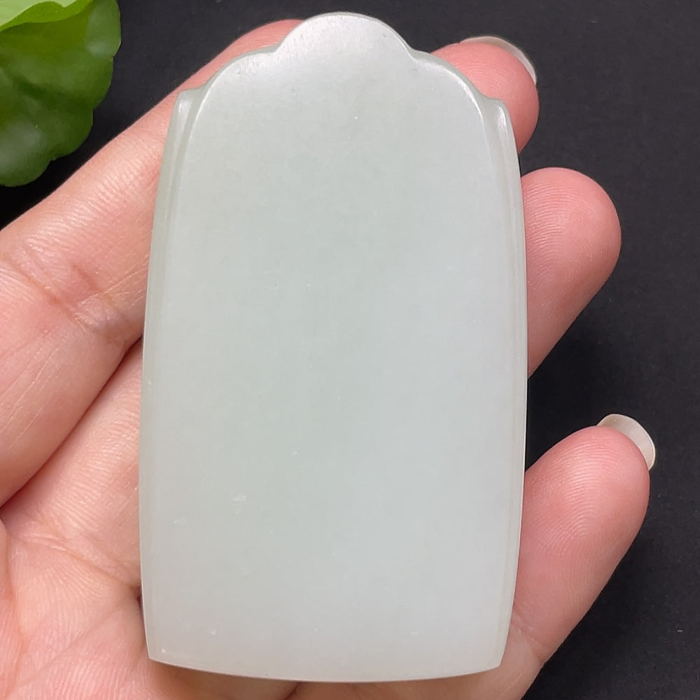 Hetian Jade Plain Pendant