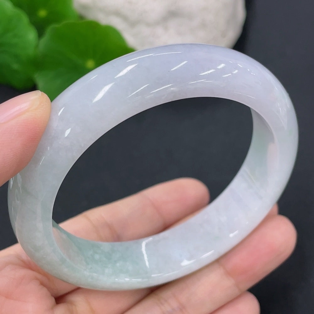 Jadeite Round Bangle Size 54.3 Total Weight Approx. 58g