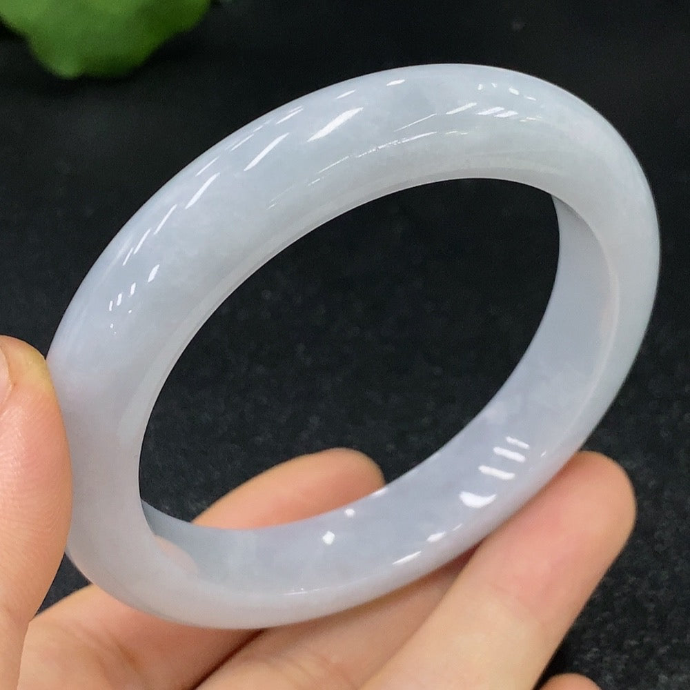 Jadeite Regular Bangle, Inner Diameter 53.6, Total Weight 52.990g