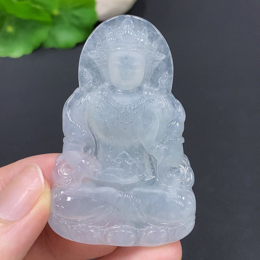 Colgante de Tara de jadeíta peso total aprox. 23,2 g