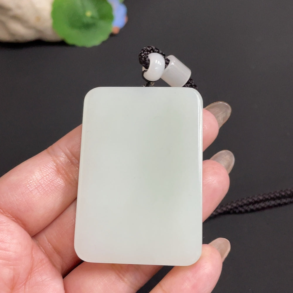 Hetian Jade Pendant Plain Pendant