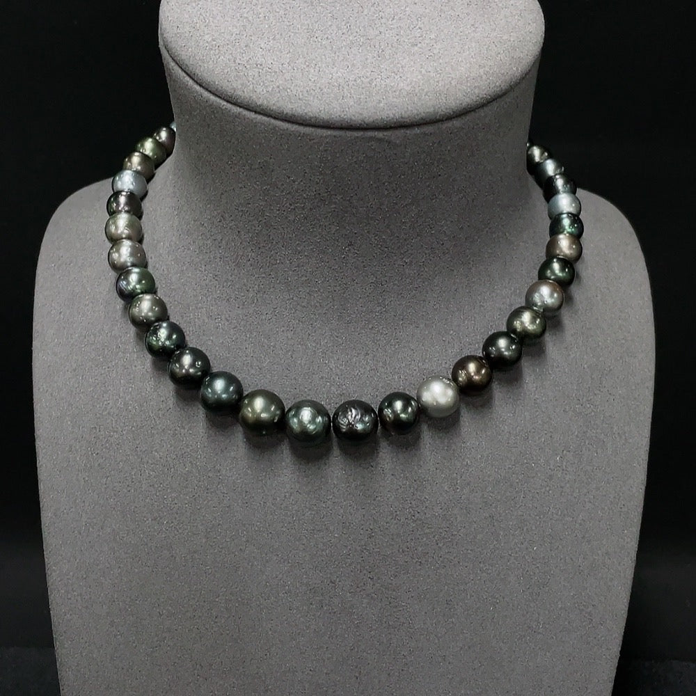 Seawater Pearl Necklace Color Origin Undetermined Non-Gold Total Weight Approx. 52.3g Size 8-11.2mm