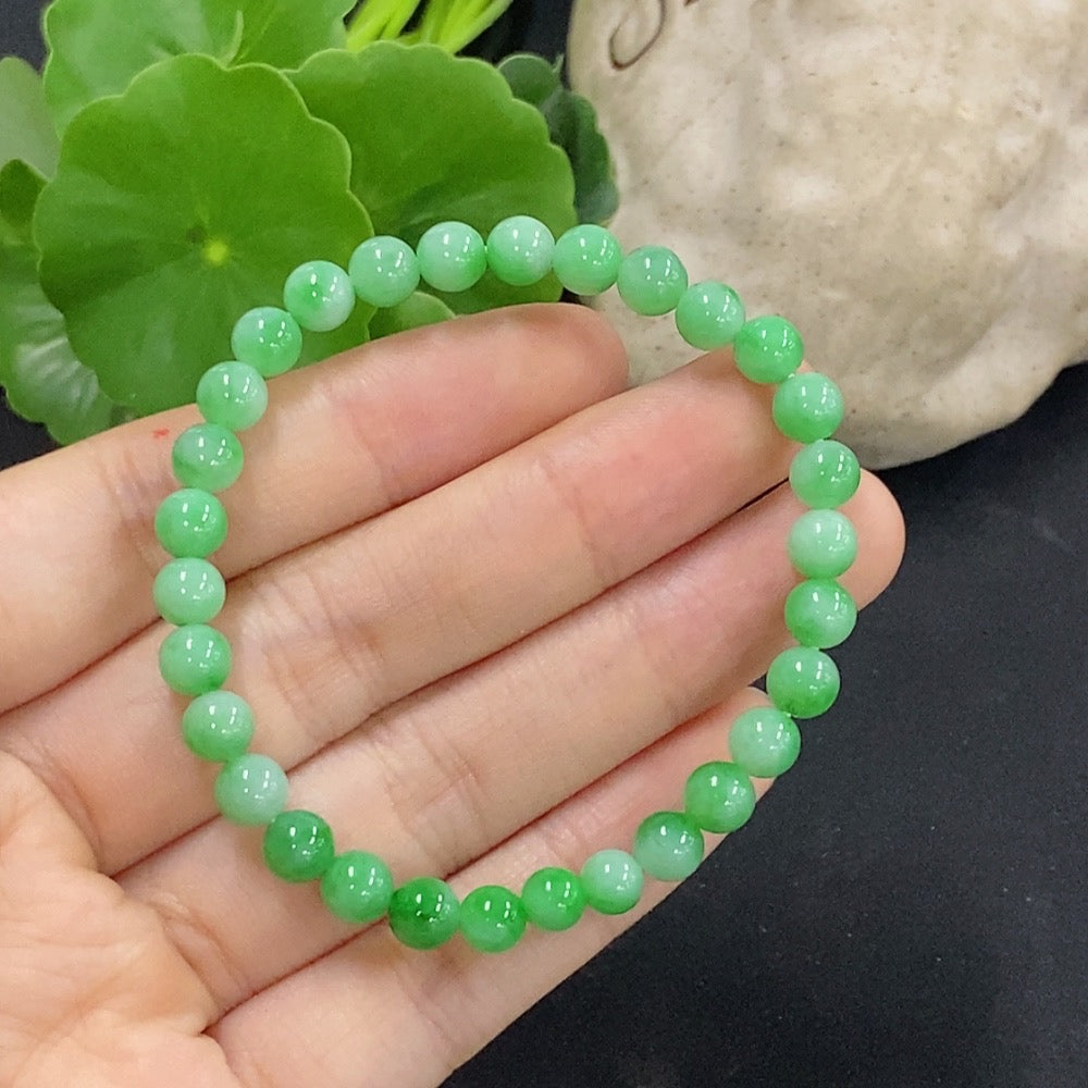 Jadeite Bracelet Approx. 5.9mm Total Weight Approx. 10.66g