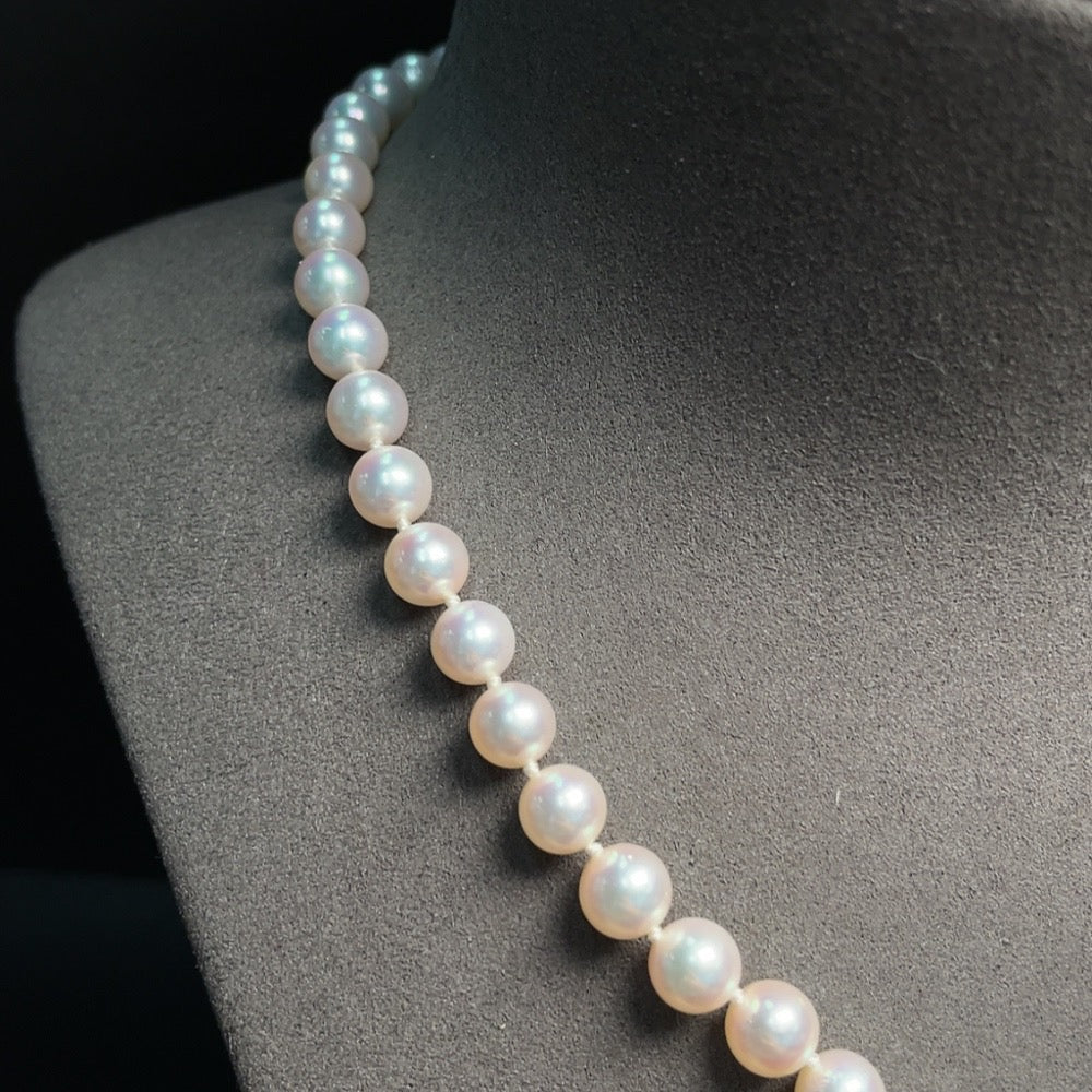 Seawater Pearl Necklace Non-Gold Total Weight Approx. 29.94g Size 7.1mm