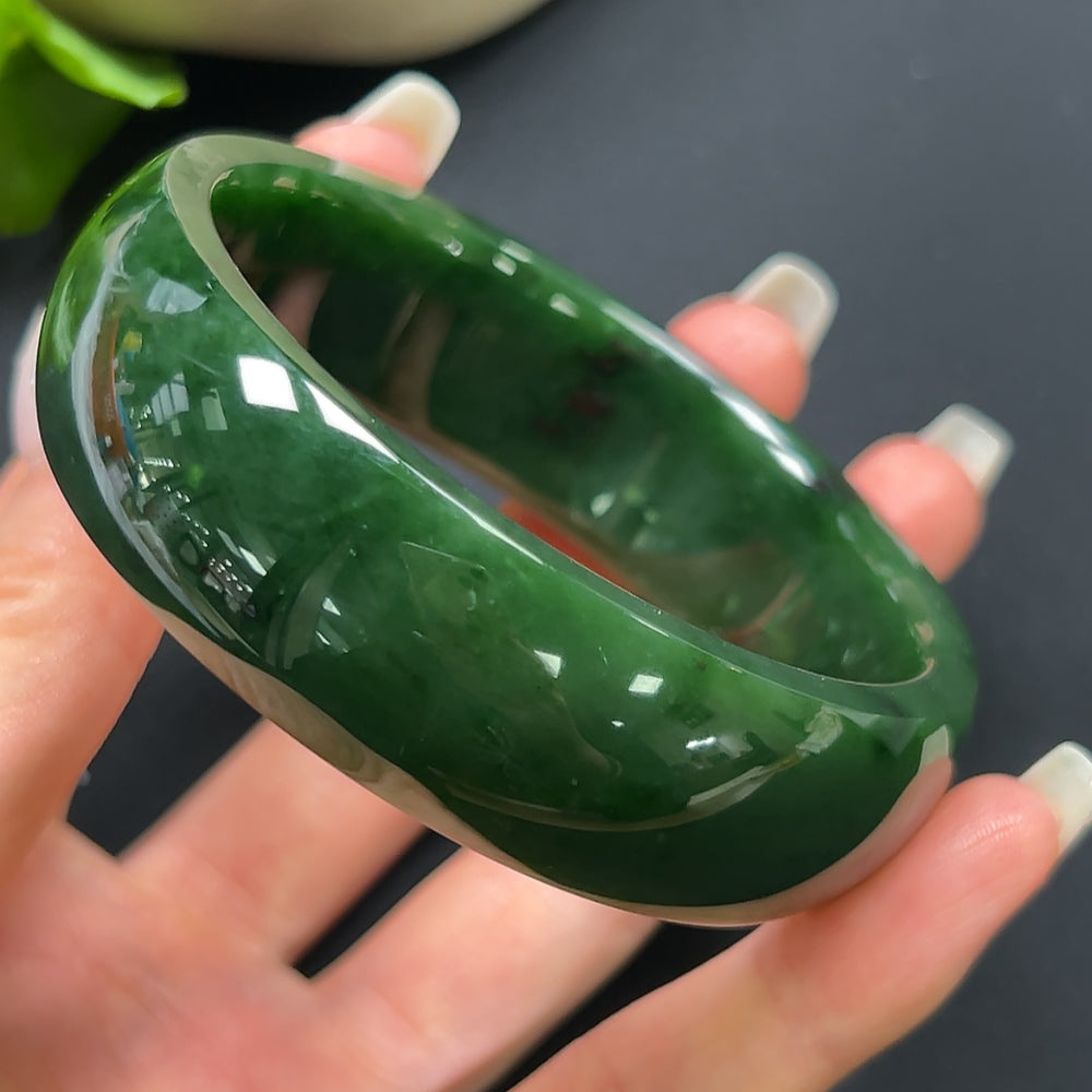 Hetian Jade Round Bracelet