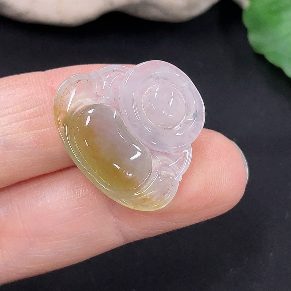 Jadeite Buddha Pendant Total Weight Approx. 3.5g