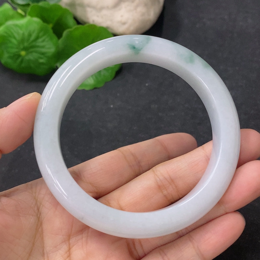 Jadeite Round Bracelet Size 57.3mm Total Weight Approx. 61.22g