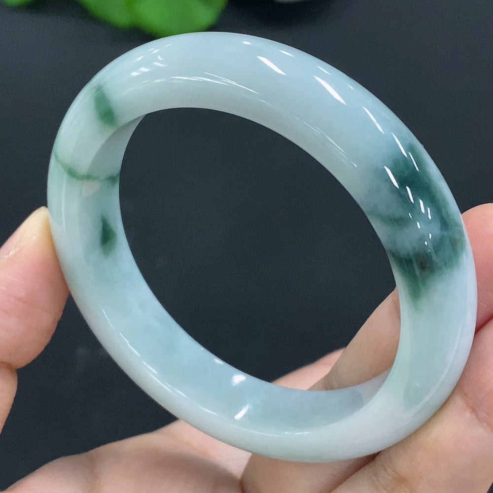 Jadeite Regular Bangle Size 53.9 Total Weight Approx. 56.9g