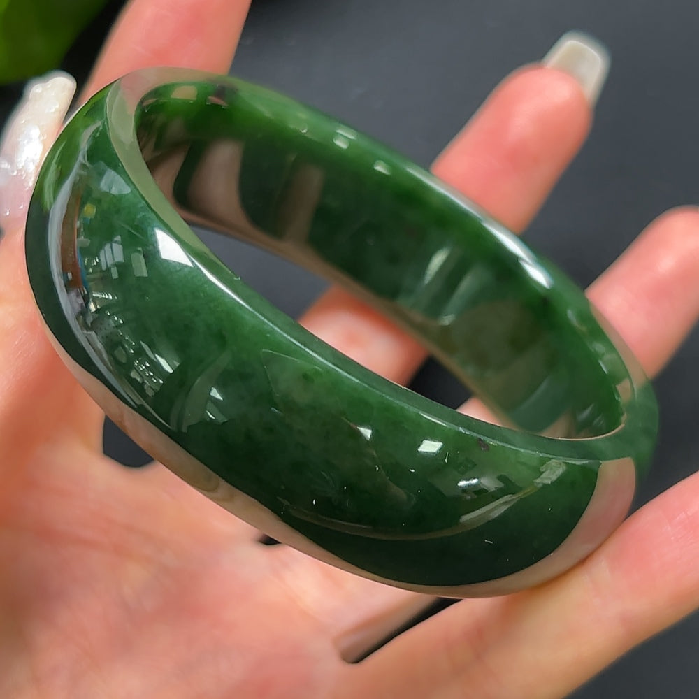 Hetian Jade Round Bracelet