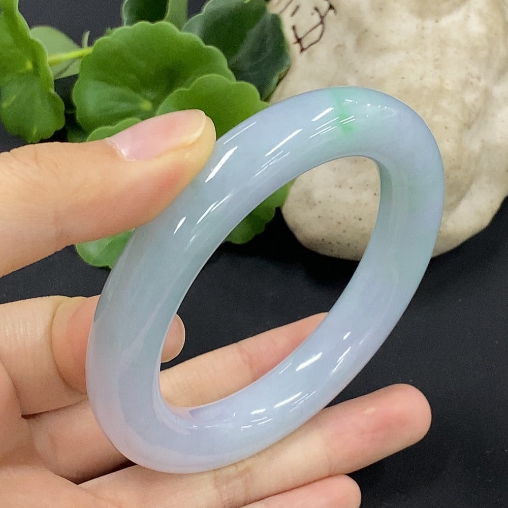 Jadeite Round Bangle Size 55.8 Total Weight Approx. 81.57g