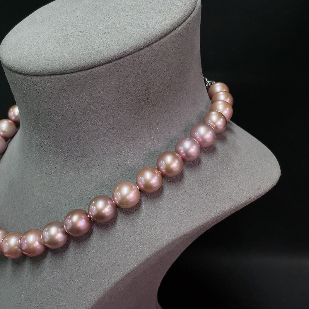 Pearl Necklace Non-Gold Total Weight Approx. 92.20g Size 12-12.8mm