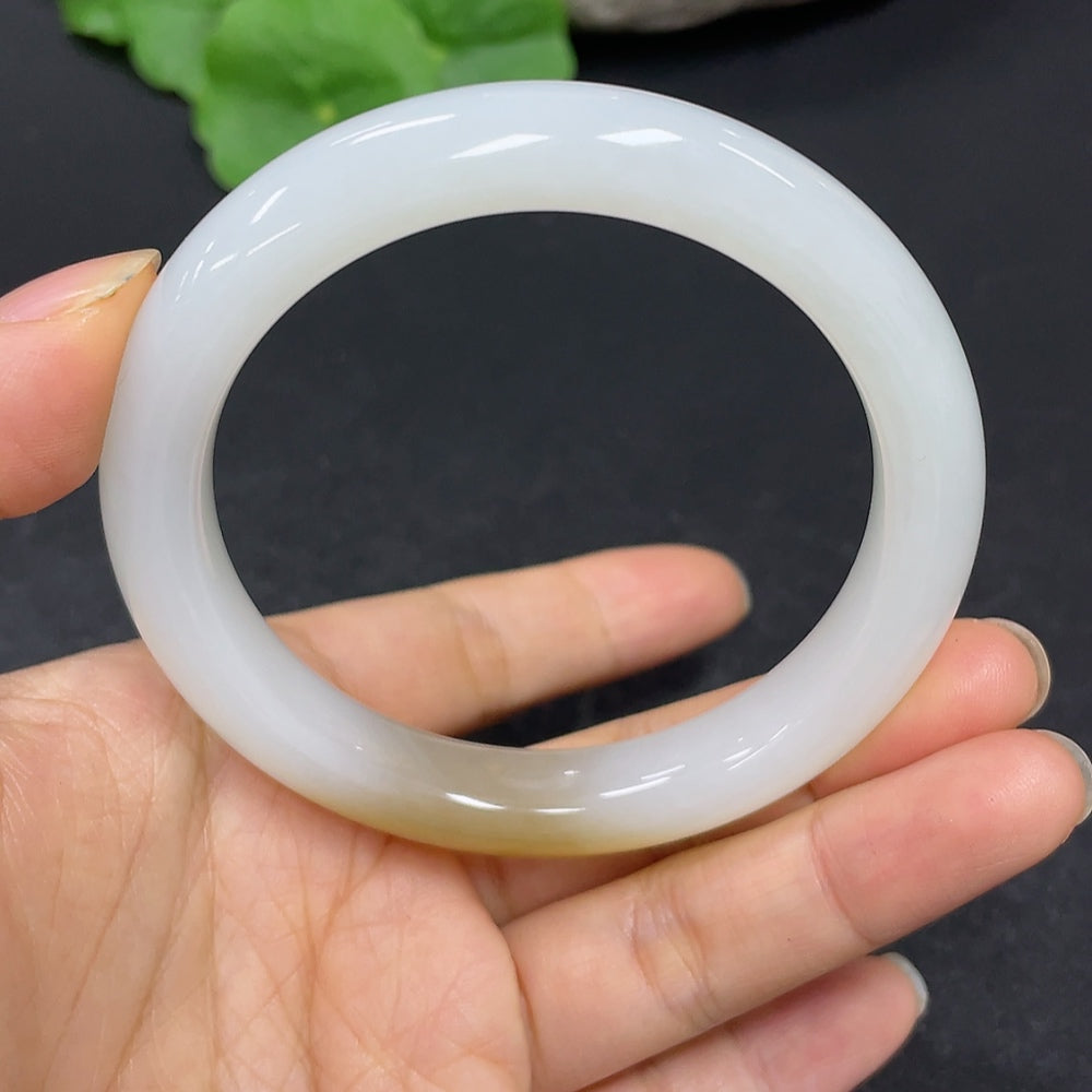 Hetian Jade Round Bracelet