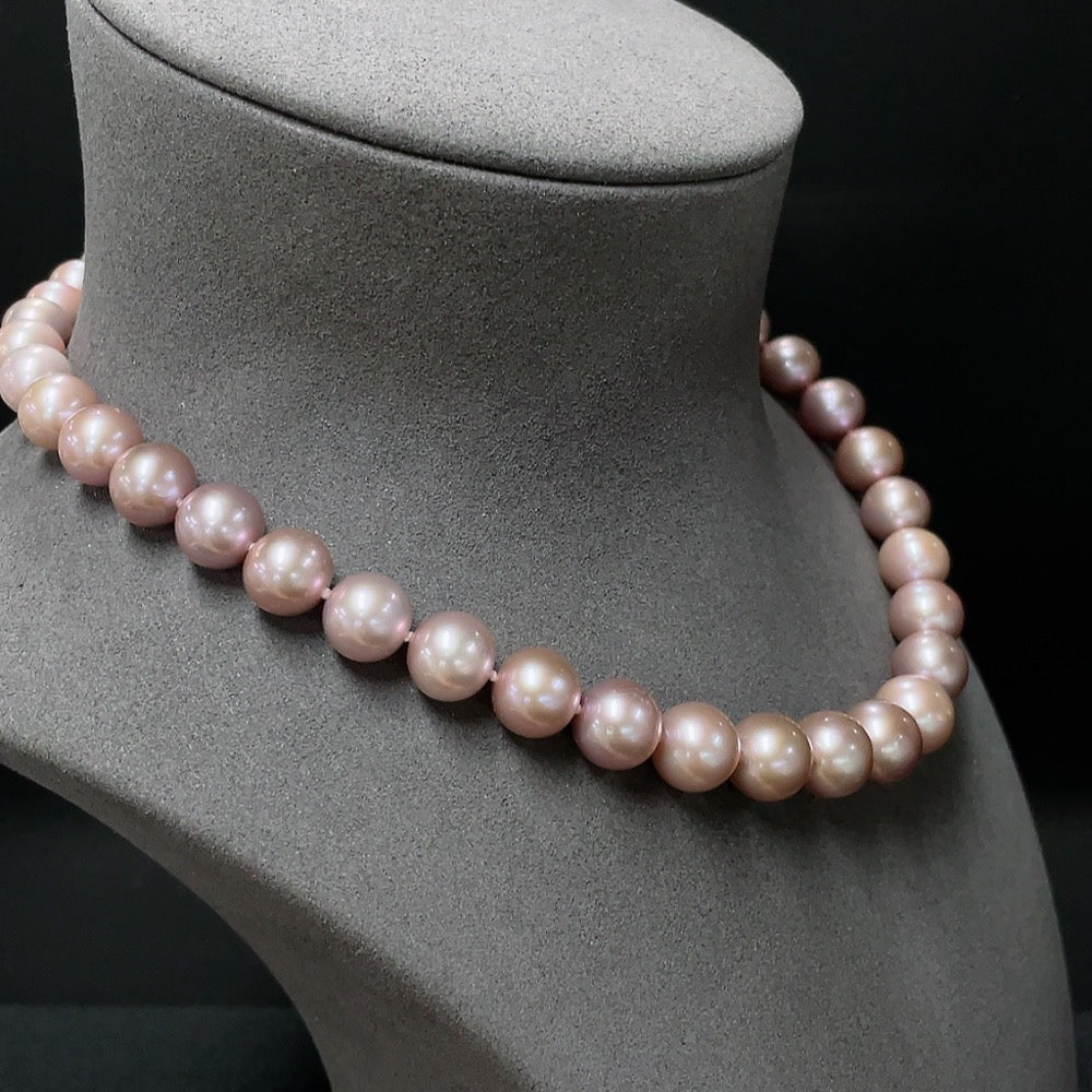 Pearl Necklace Non-Gold Total Weight Approx. 74.17g Size 9.2-12mm