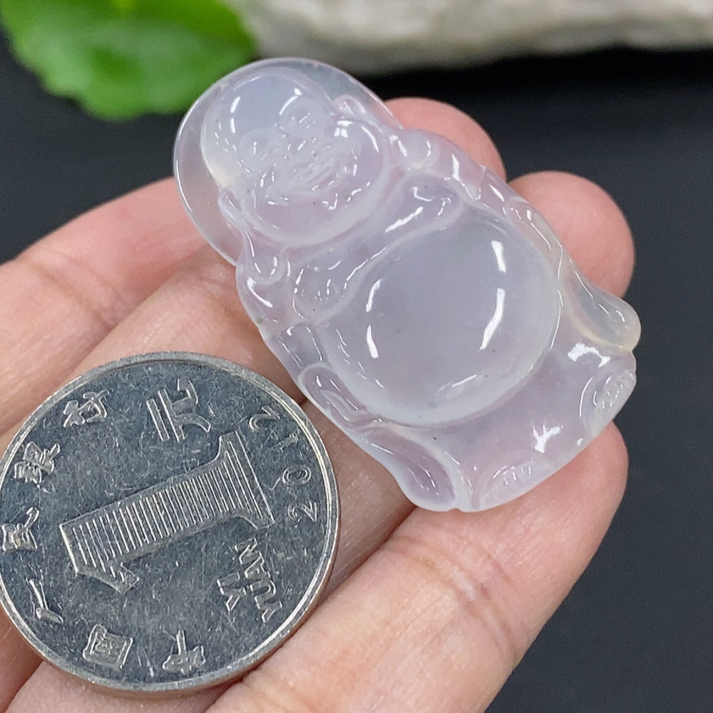 Jadeite Standing Buddha Pendant