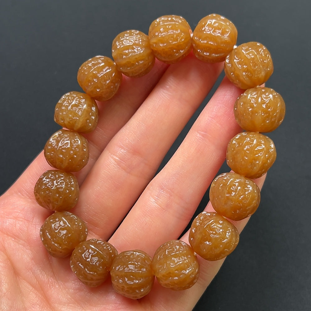 Hetian Jade Walnut Bracelet