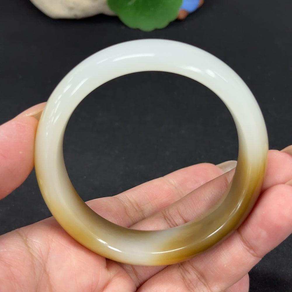 Hetian Jade Round Bracelet